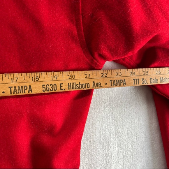 Vintage Pendleton Shirt Mens Med Red Button Up Loop Collar Pure Wool *Sm Flaws* - Picture 12 of 13